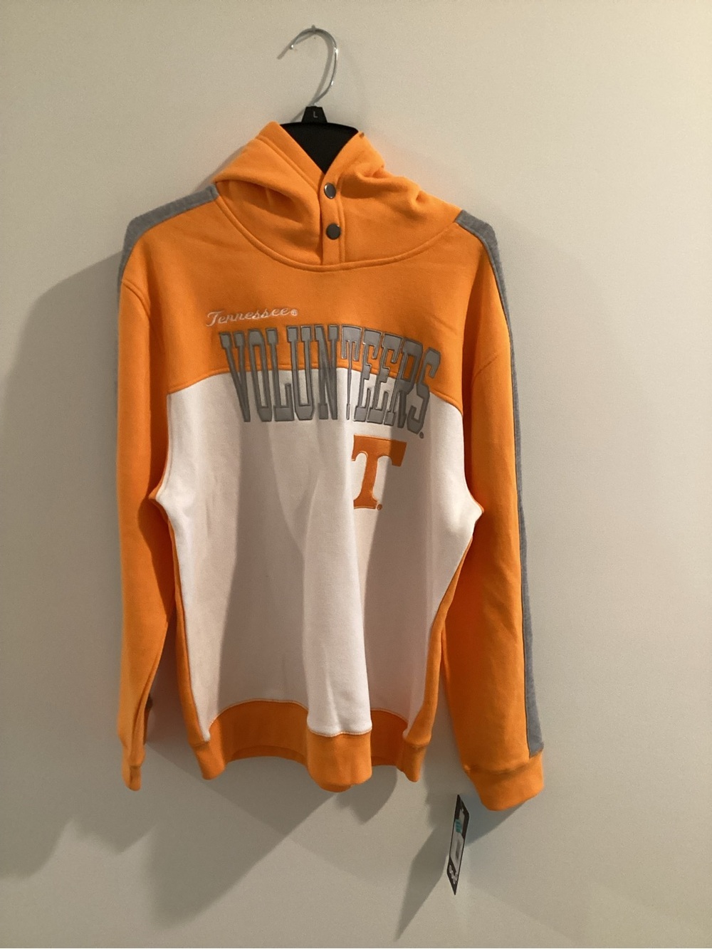 Tennessee Volunteers Varsity Hooded Jacket - Orange/White